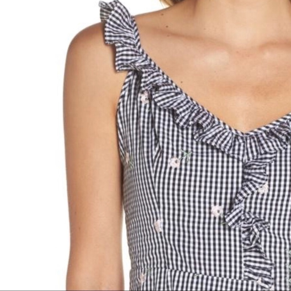 Heartloom Jilly A-Line Cotton Gingham Dress Med - Picture 6 of 8